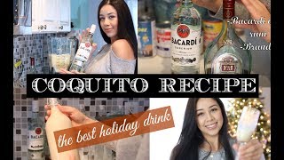 THE BEST HOLIDAY DRINK COQUITO RECIPE [upl. by Anyrak]