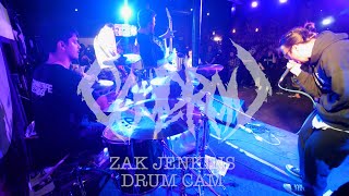 CAULDRON  HD  ZAK JENKINS DRUM CAM FULL SET  UPSURGE FEST  NEW CROSS INN LONDON  160122 [upl. by Neal]