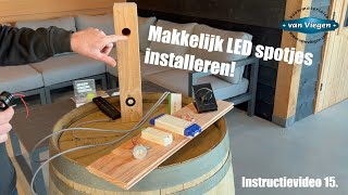 15 Makkelijk zelf spotjes installeren binnen en buiten  INSTRUCTIEVIDEO [upl. by Eille791]