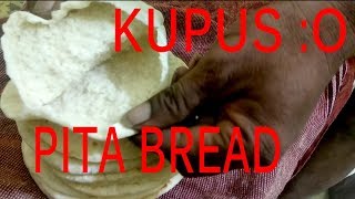 cooking videoskupus or pita bread how to prepare pita bread or kupus recipe uk cooks [upl. by Parthinia]