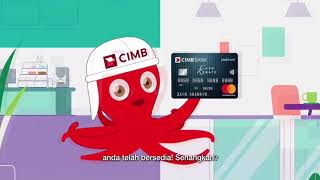 How to activate your CIMB credit card and change PIN  Tech Zone [upl. by Chirlin297]