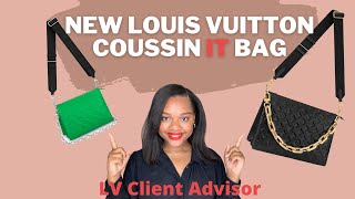 PM or MM THE COUSSIN  NEW Louis Vuitton Crossbody Bag  Try on With Me  LV Bag Review 2021 [upl. by Gelasias134]