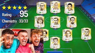 FULL ICON FUT DRAFT ft W2S amp GIB WORLD RECORD EA FC 25 [upl. by Eniamirt]