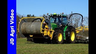 John Deere 6150RFendt 939Sleepslang bemestenInjection slurryGülle ausbringenvan Spijkeren2018 [upl. by Norton]