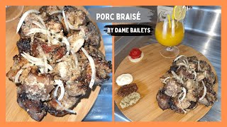 recette du Porc braiséassaisonnement du porcviande braisé bien épicé Camerounpartie 1 [upl. by Gayla974]