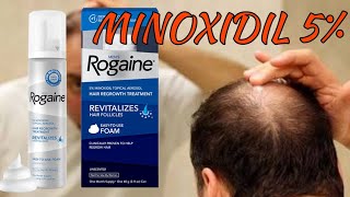 True Review  Rogaine Foam  Minoxidil [upl. by Morganica]