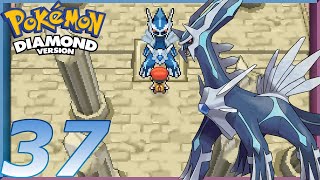 Pokémon Diamond and Pearl  Episode 37 Showdown in Spear Pillar  Catching Dialga [upl. by Saxe654]