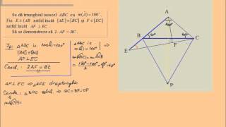 Geometrie euclidiana problema rezolvata liceuclid1 [upl. by Annis]