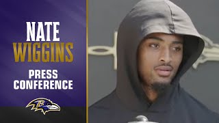 Nate Wiggins Reveals His New Nickname  Baltimore Ravens [upl. by Lehctim]