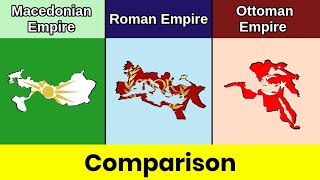 Macedonian Empire vs Roman Empire vs Ottoman Empire  Empire Comparison  Data Duck 2o [upl. by Barbarese955]