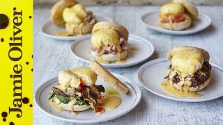 Eggs Benedict  5 Ways  Jamie Oliver [upl. by Zandra]