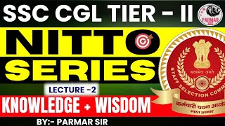 NITTO FOR SSC CGLCHSL TIER 2  LECTURE 2  PARMAR SSC [upl. by Trub]