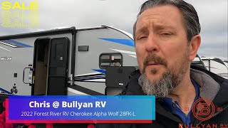 2022 Forest River RV Cherokee Alpha Wolf 28FKL Travel Trailer End of Year Sale [upl. by Annecorinne]