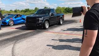 F150 vs c8  obliterated [upl. by Eerized]