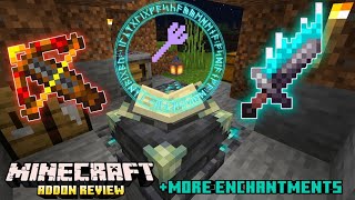 More Enchantments in Minecraft Bedrock ModsAddons [upl. by Sebbie]