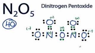 N2O5 Lewis Structure How to Draw the Lewis Structure for N2O5 [upl. by Kcirdot]