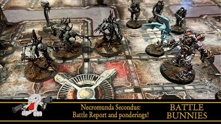 Necromunda Hive Secundus Battle Report and Ponderings [upl. by Nishom135]