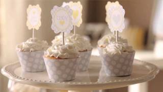 How To Cute Cupcake Dressings for a Sunshine Baby Shower  Pottery Barn Kids [upl. by Anoirtac]