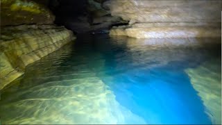 Mysterious Blue Hole Deep Inside A River Cave [upl. by Adur]