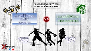 Summertown Girls Basketball vs Collinwood  12123 [upl. by Karmen]