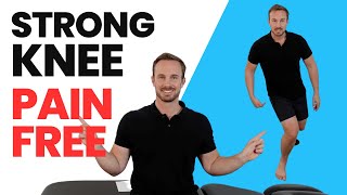 Get A Painfree Strong Knee With 5 Home Exercises [upl. by Ahtabbat83]