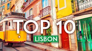 TOP 10 Things to do in LISBON  2023 Lisboa Travel Guide [upl. by Eerot]