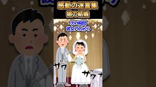 😢【2ch感動スレ】感動の迷言集～娘の結婚～ [upl. by Ahsyak84]