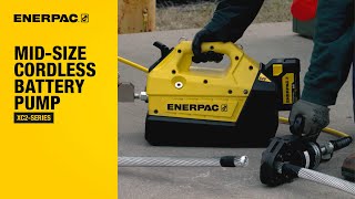 Cordless Battery Powered Hydraulic Pumps XC2Series  Enerpac [upl. by Hook]