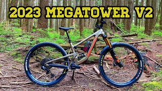 2023 SANTA CRUZ MEGATOWER V2  First Ride and Impression [upl. by Cassady]