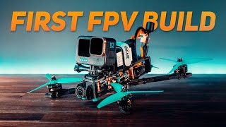 Building My First Beginner FPV Drone  First Flight [upl. by Nilra75]