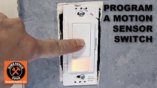 How to Program the Maestro Motion Sensor Light Switch [upl. by Boak677]