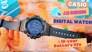 CASIO AE Series Digital Watch  AE 1500WH 8BV D219 [upl. by Inva]