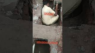 Repairing leakage in construction work [upl. by Adiahs]