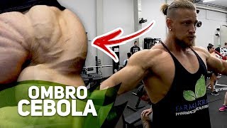 OMBRO CEBOLA  TREINO DE DELTOIDES COM FILIPE MARINS [upl. by Trixy]