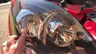 how to remove Headlamp  Replace Position Lamp on Vauxhall Antara headlight Part 2 [upl. by Pettit744]