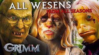 Every Wesen From Every Season in 10 minutes  Grimm [upl. by Tann366]