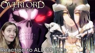 WHAT IS OVERLORD  First time Reaction to ALL Overlord Openings amp Endings 14 [upl. by Atineg]