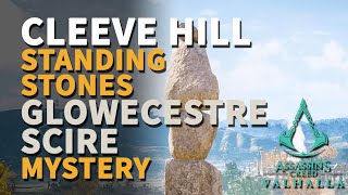 Cleeve Hill Glowecestrescire Standing Stones Mystery Assassins Creed Valhalla [upl. by Wilkison995]