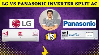 LG vs Panasonic Comparison AC 2023 ⚡ Panasonic vs LG Which is Better 15 Ton Inverter Split AC [upl. by Kippy]