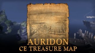 ESO Morrowind Auridon CE Treasure Map  The Elder Scrolls Online Treasure Location [upl. by Nolur]