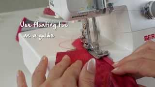 BERNINA overlockerserger L 220 tips and tricks finetuning [upl. by Martinson]