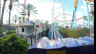 Xcelerator INTENSE LAUNCH Roller Coaster 4K POV  Knotts Berry Farm California No Copyright [upl. by Hekking331]