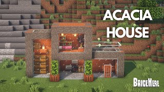 How to build a Acacia House in Minecraft [upl. by Amla]