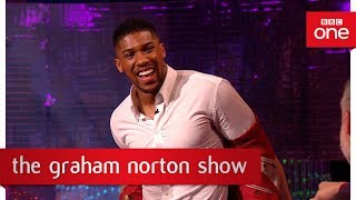 Anthony Joshua gives a boxing lesson  The Graham Norton Show 2017  BBC One [upl. by Mandi269]