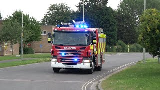 TWO TONES Kempston Retained  Officer Kia  Bedfordshire Fire and Rescue Service [upl. by Aynatahs]