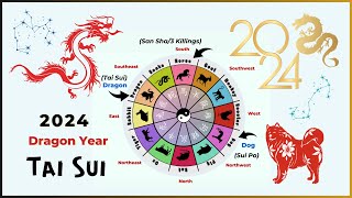 2024 Dragon Year Tai Sui and afflictions 3 Killings and Year Breaker [upl. by Marietta]