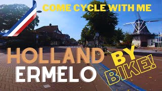 Bicycle ride in Holland  Come cycle with me  Ermelo Netherlands tour [upl. by Nosrac723]