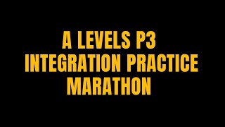 A LEVELS P3 INTEGRATION BY SUBSTITUTION AND DIFFERENTIAL EQUATIONS [upl. by Nangem847]