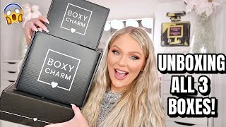 BOXYCHARM MARCH 2021 UNBOXING ALL BOXES  BOXYLUXE vs BOXYCHARM PREMIUM vs BOXYCHARM BASE BOX [upl. by Maritsa]