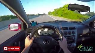 Honda Civic EP2 16 VTEC Autobahn POV TOP SPEED ✔ [upl. by Knarf444]